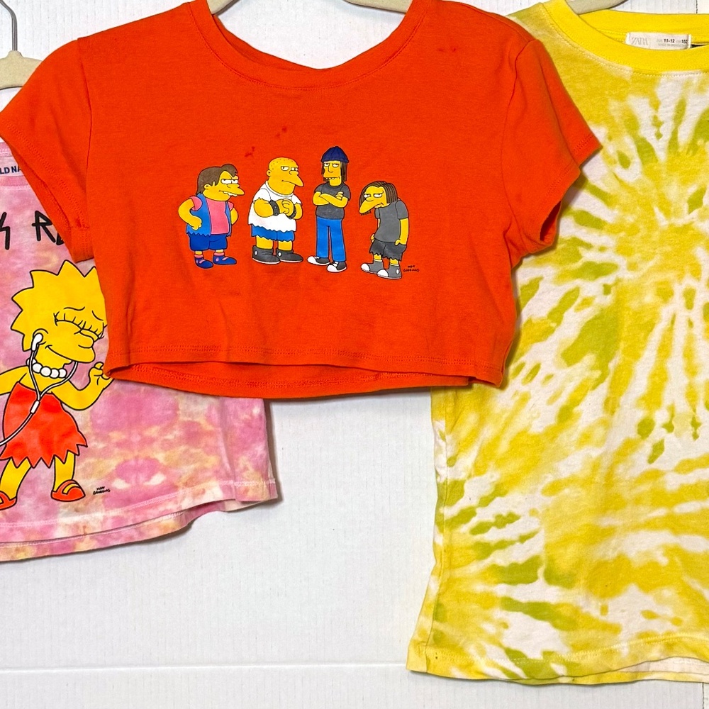 3 Lot/ Bundle Colorful The Simpsons Tops - Picture 10 of 10